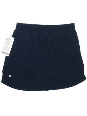 NEW Lululemon Hotty Hot HR Skirt *Long Size 12 True Navy